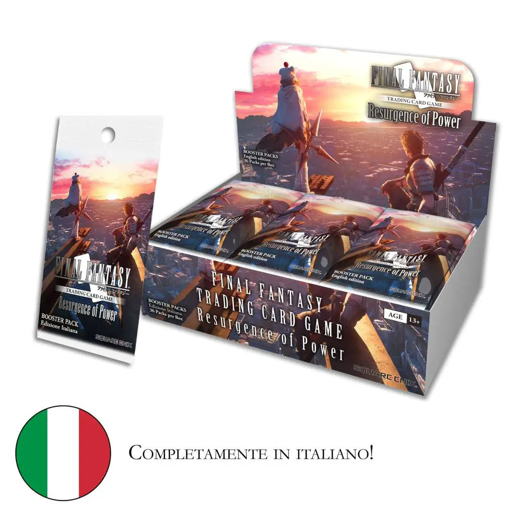 FFTCG RESURGENCE OF POWER BOX ITA (36) Frikytopia