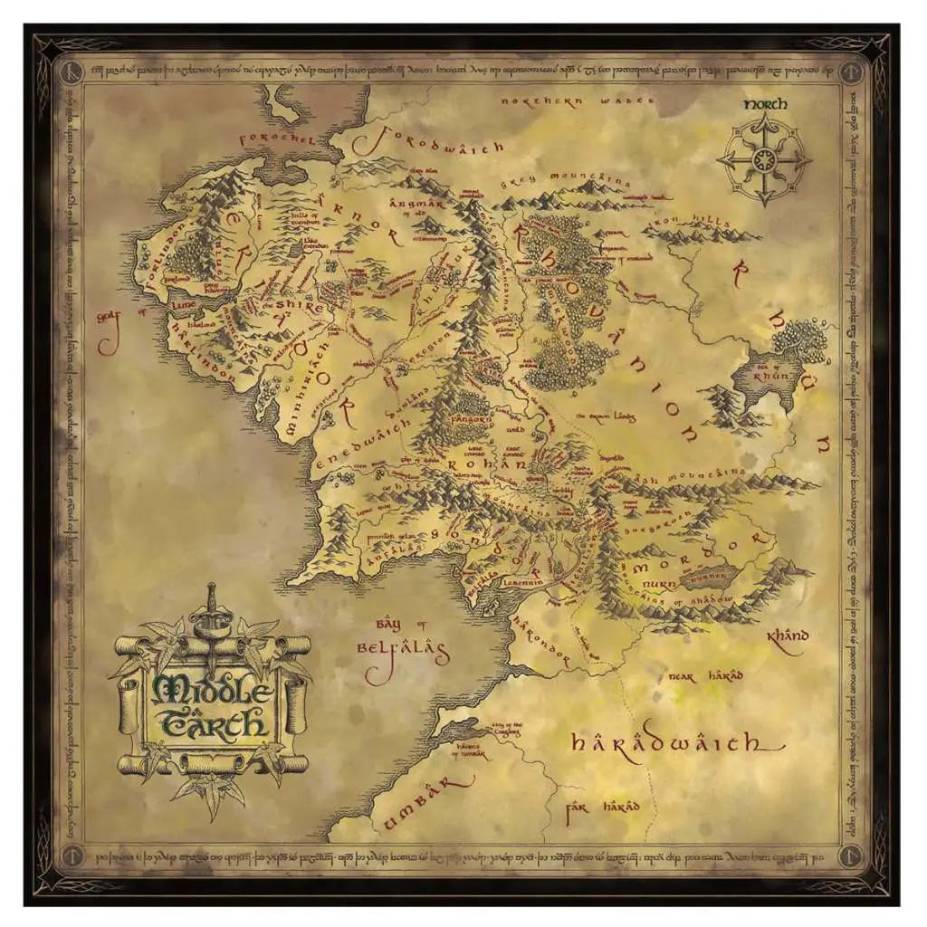 El Señor de los Anillos Puzzle Middle Earth (1000 piezas)