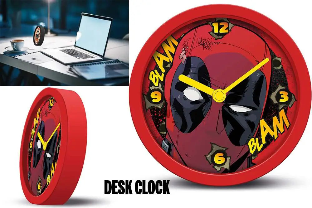 Marvel Reloj de sobremesa Deadpool Blam Blam