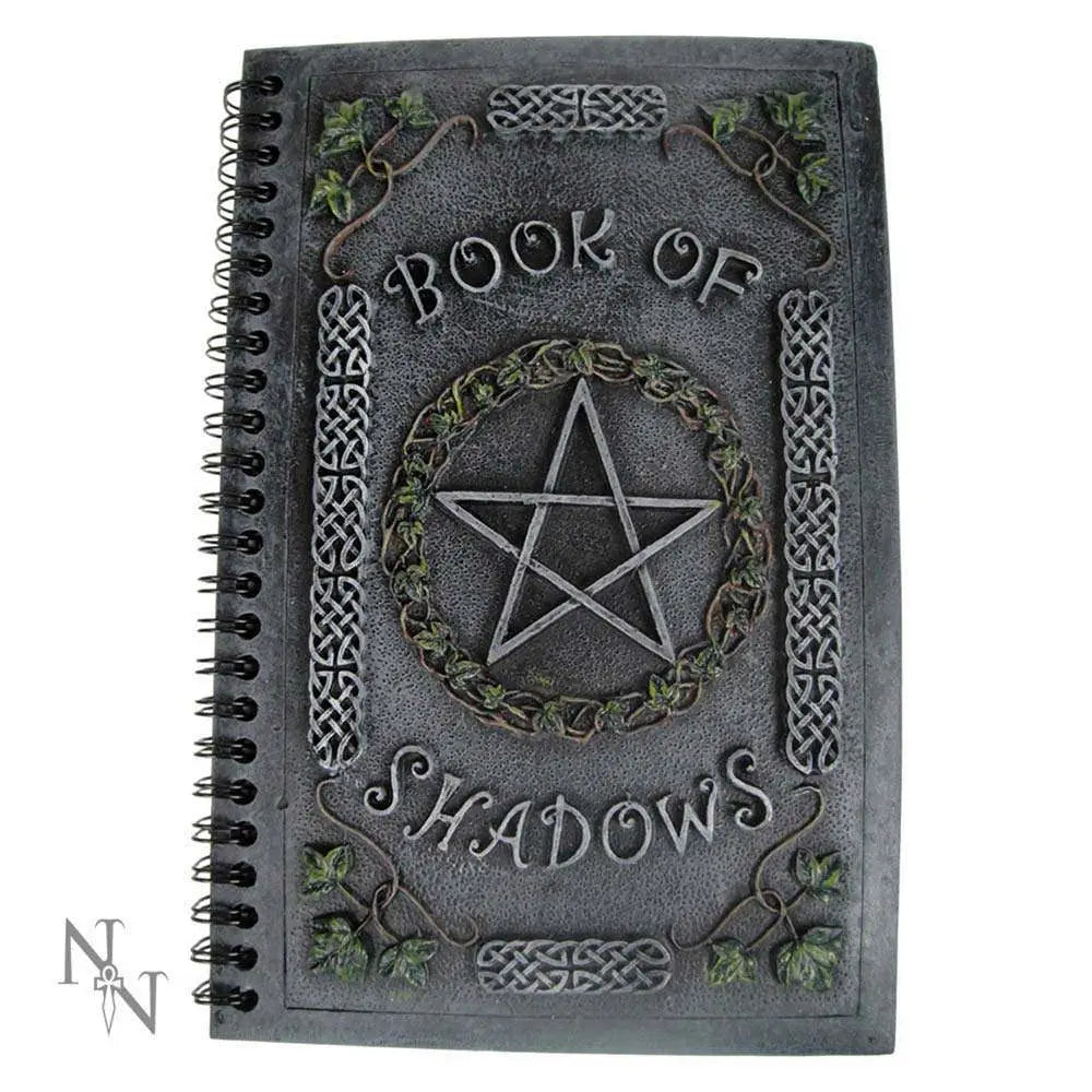 NOTEBOOK RESIN SPIRAL COVER IVY PENTAGRM Frikytopia