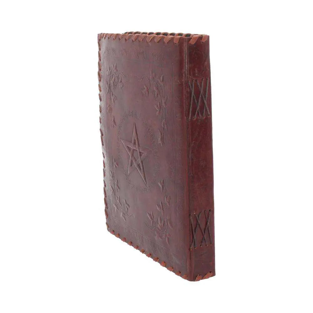 LEATHER Agenda EMBOSSED PENTA & TWO LOCK