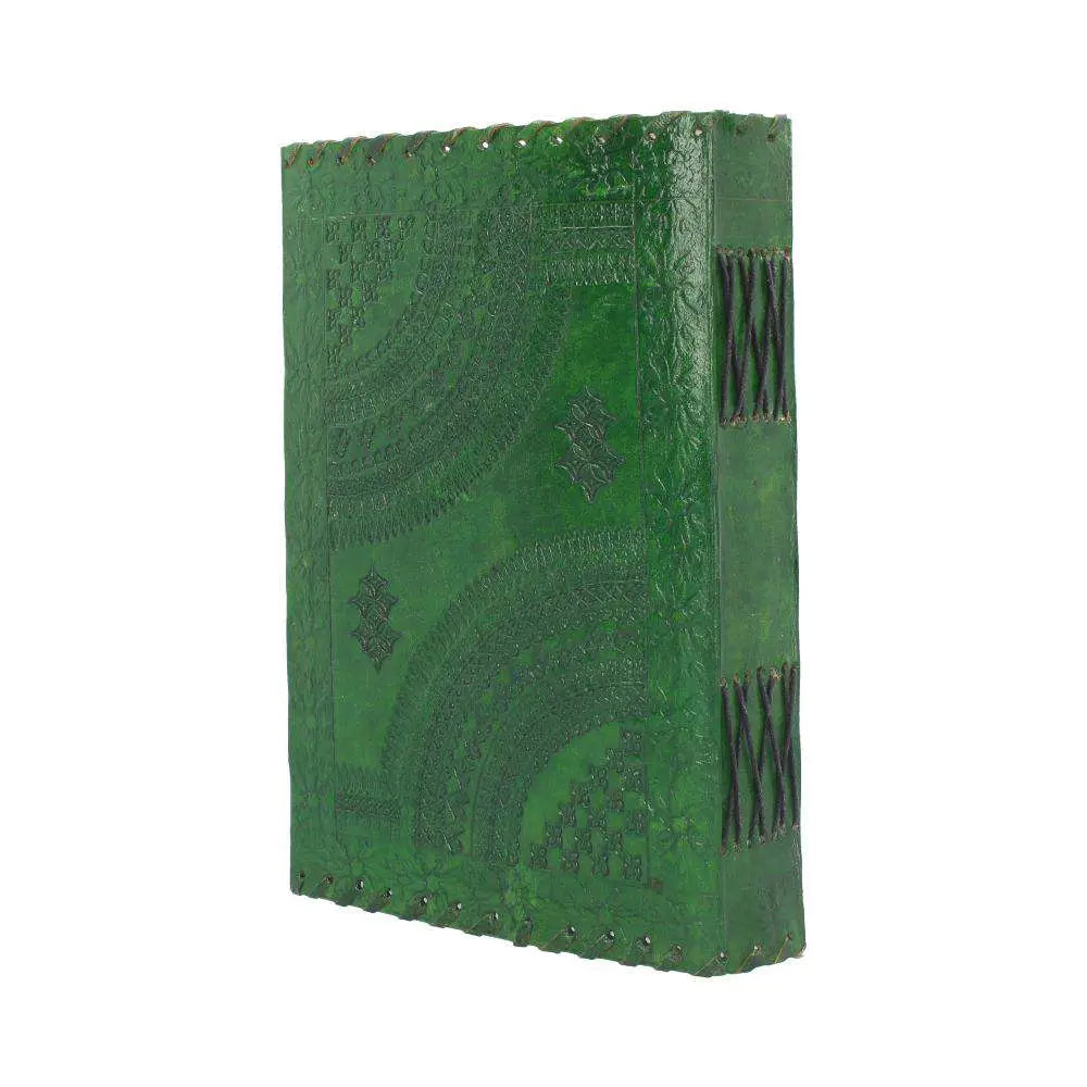 LEATHER Agenda EMBOSS GREENMAN & TWO LOCK