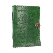LEATHER Agenda EMBOSS GREENMAN & TWO LOCK