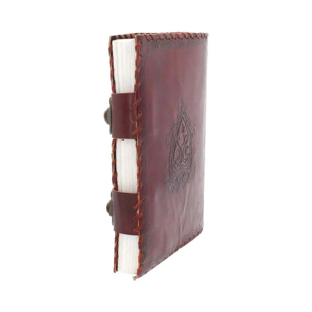 LEATHER Agenda EMBOS  SPIRIT BOARD & LOCK