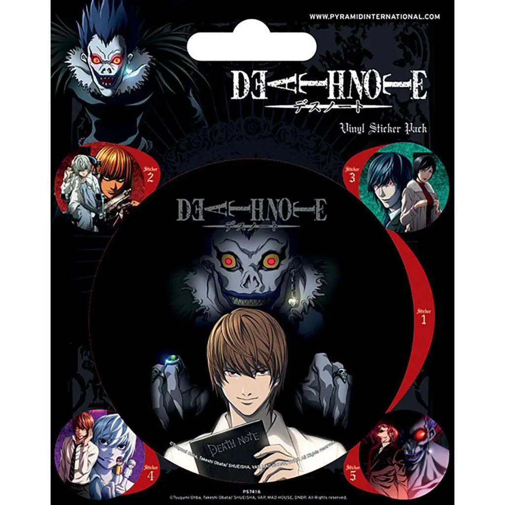 DEATH NOTE Pegatina SET