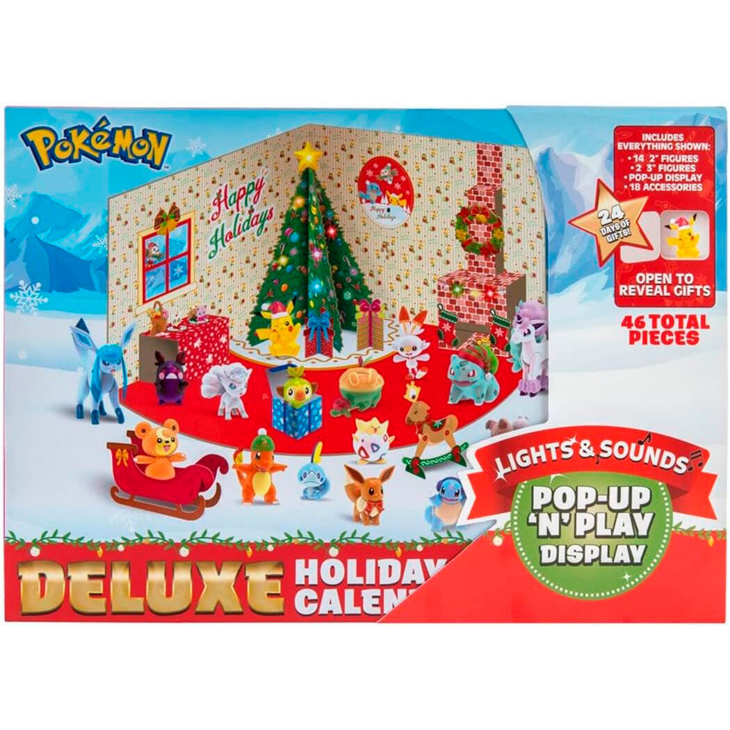 Calendario adviento Deluxe Pokemon luces y sonido