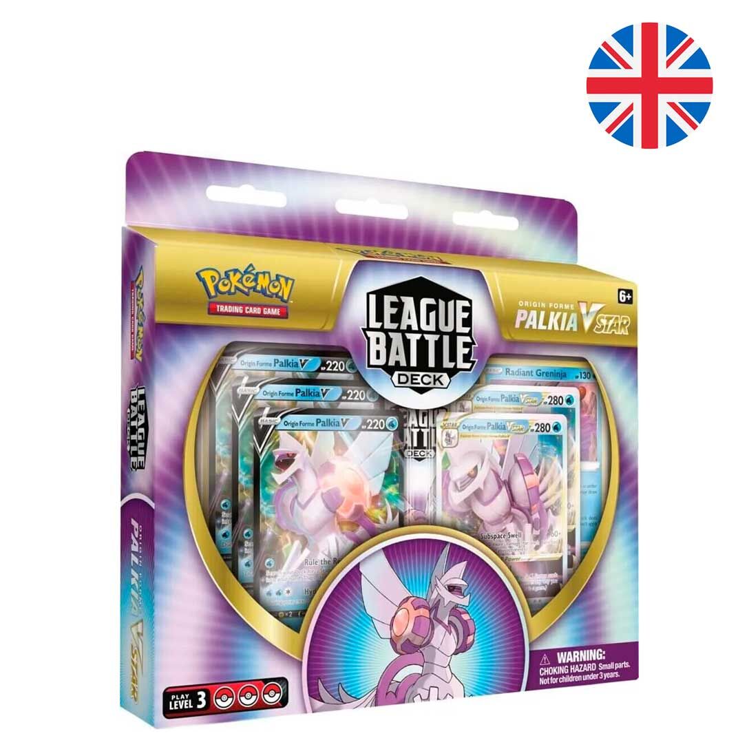 Blister juego cartas coleccionables Palkia Vstar League Battle Deck