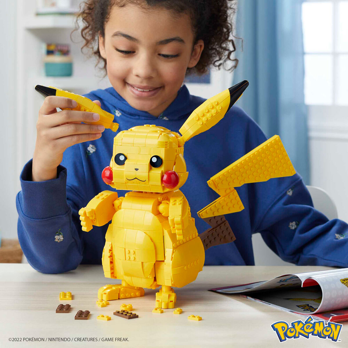 Pokemon Kit de Construccion Mega Construx Jumbo Pikachu 33 cm