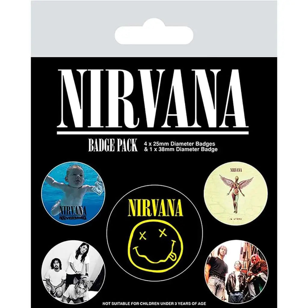 NIRVANA ICONIC Chapa PACK Frikytopia