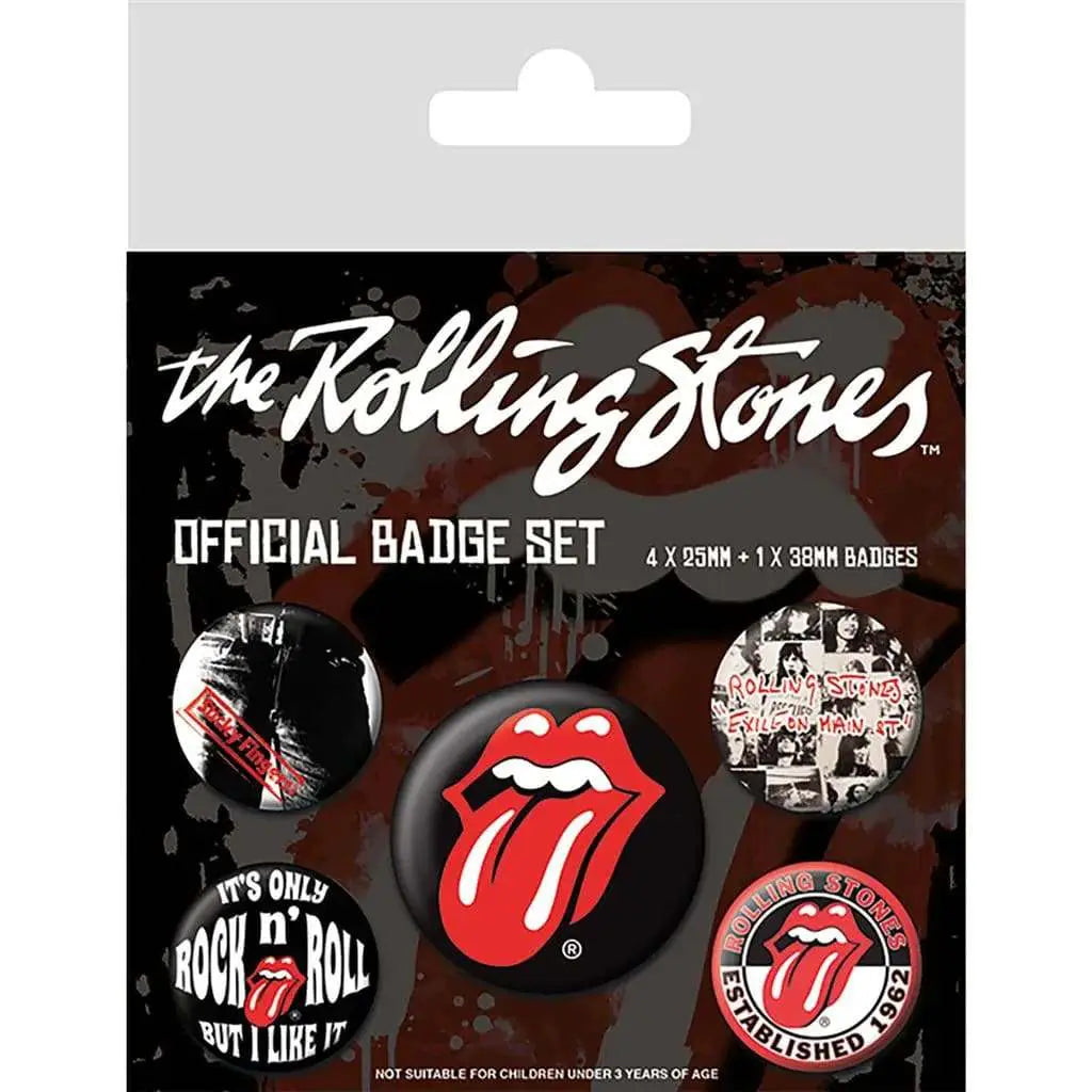 THE ROLLING STONES CLASSIC Chapa PACK Frikytopia