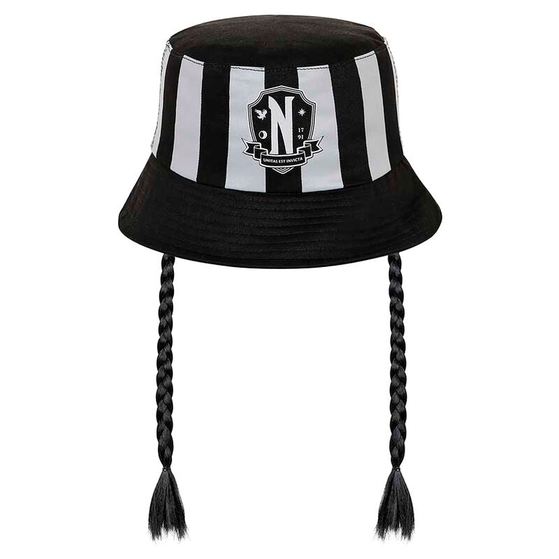 Gorro pesquero Trenzas Miercoles Frikytopia