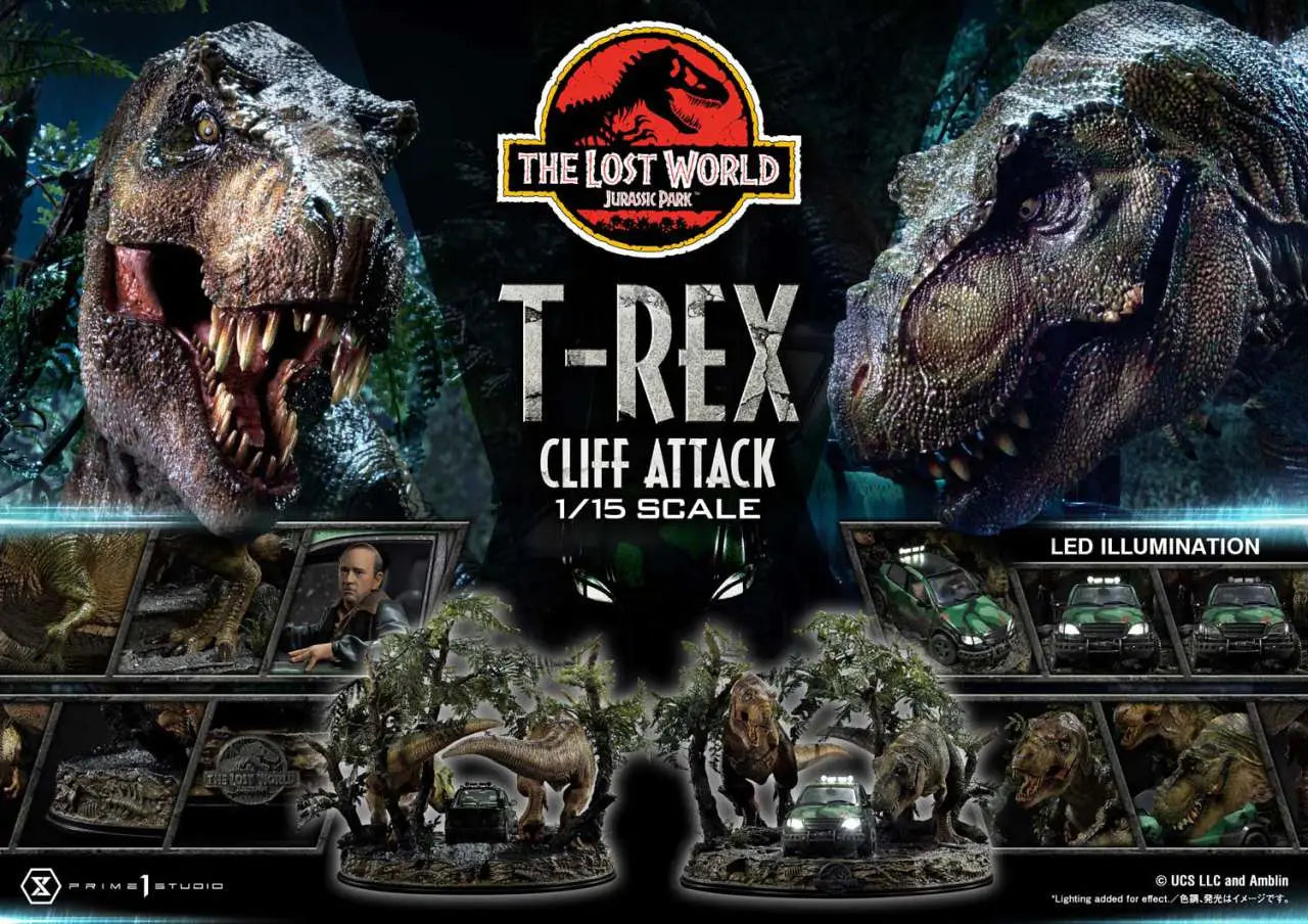 JP LOST WORLD T-REX CLIFF ATTACK BONUS Frikytopia