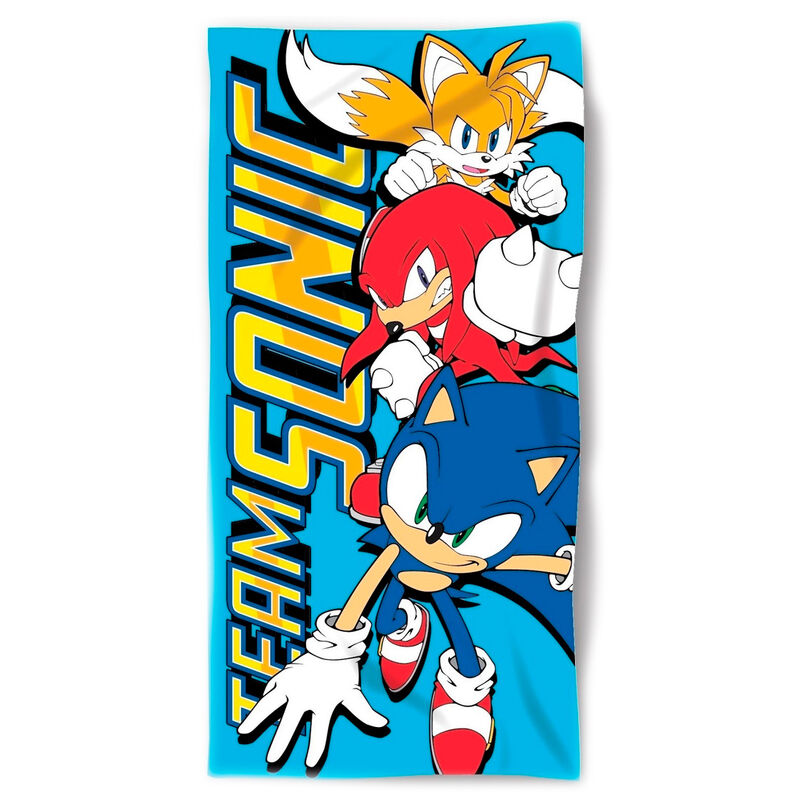 Toalla Sonic The Hedgehog algodon Frikytopia