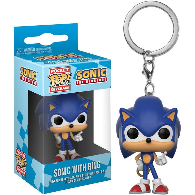 Llavero Pocket POP Sonic with Ring Frikytopia