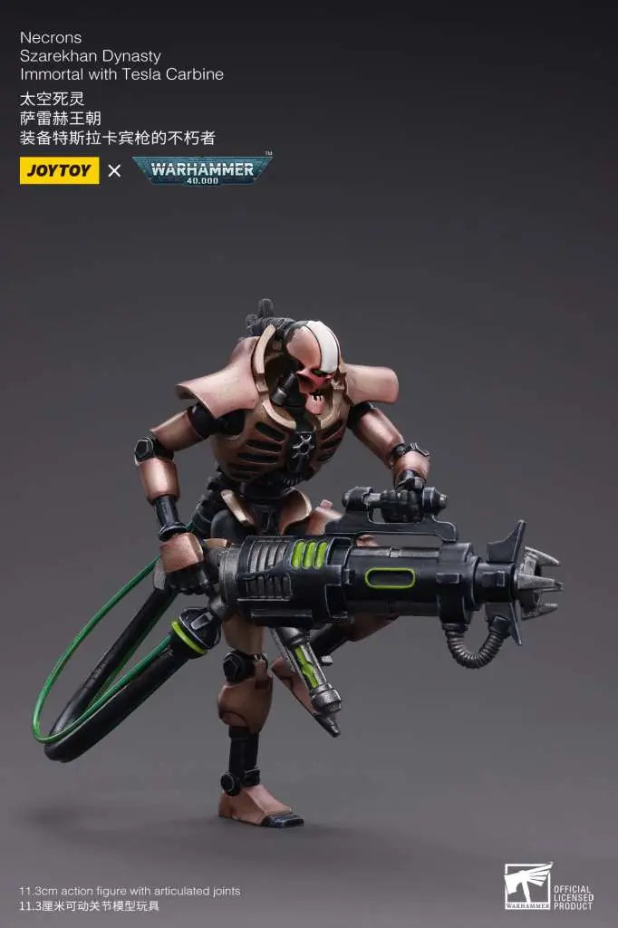 WH40K NECRONS IMMORT WITH TESLA CARBINE