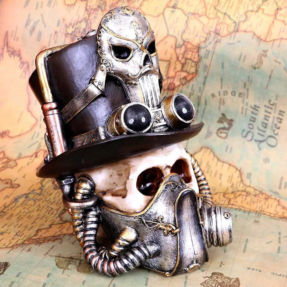 STEAMPUNK BREATHE VENETIAN MASK SKULL Frikytopia