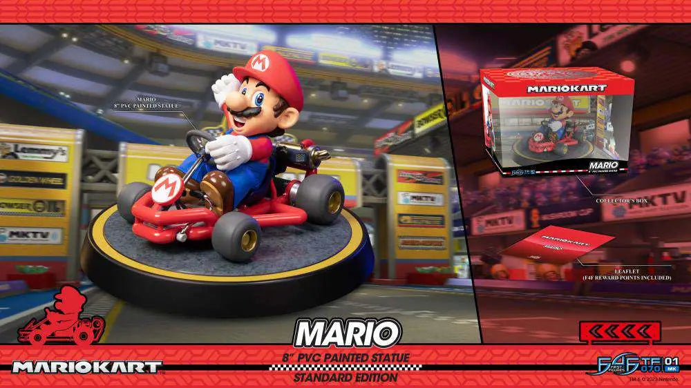 MARIO KART MARIO PVC PAINTED Estatua