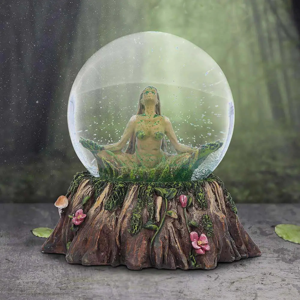 MOTHER EARTH BALANCE NATURE SNOW GLOBE Frikytopia