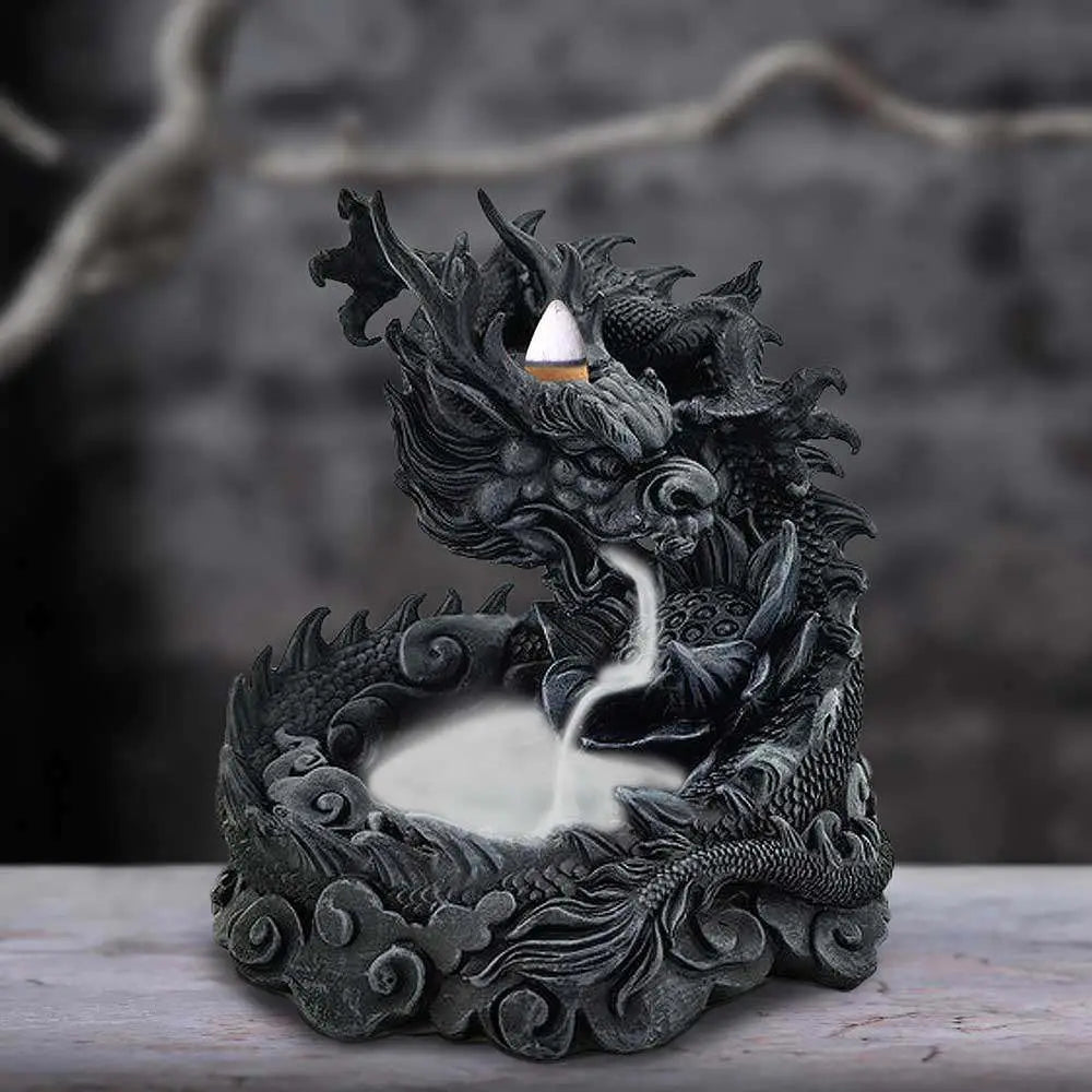 ASIAN DRAGON BACKFLOW INCENSE BURNER Frikytopia