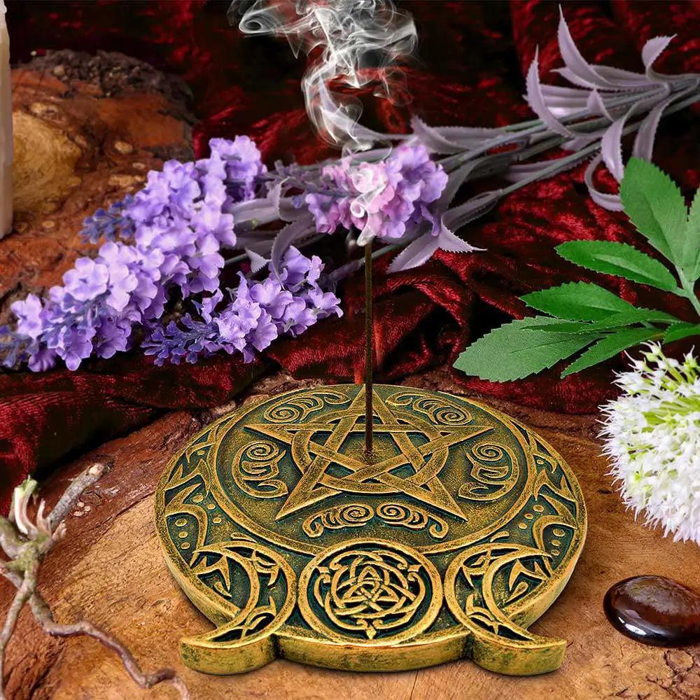 TRIPLE MOON FRAGRANCE INCENSE BURNER Frikytopia