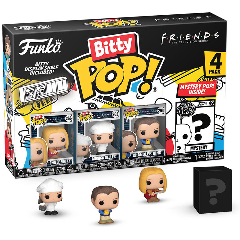 Blister 4 figuras Bitty POP Friends Phoebe Frikytopia