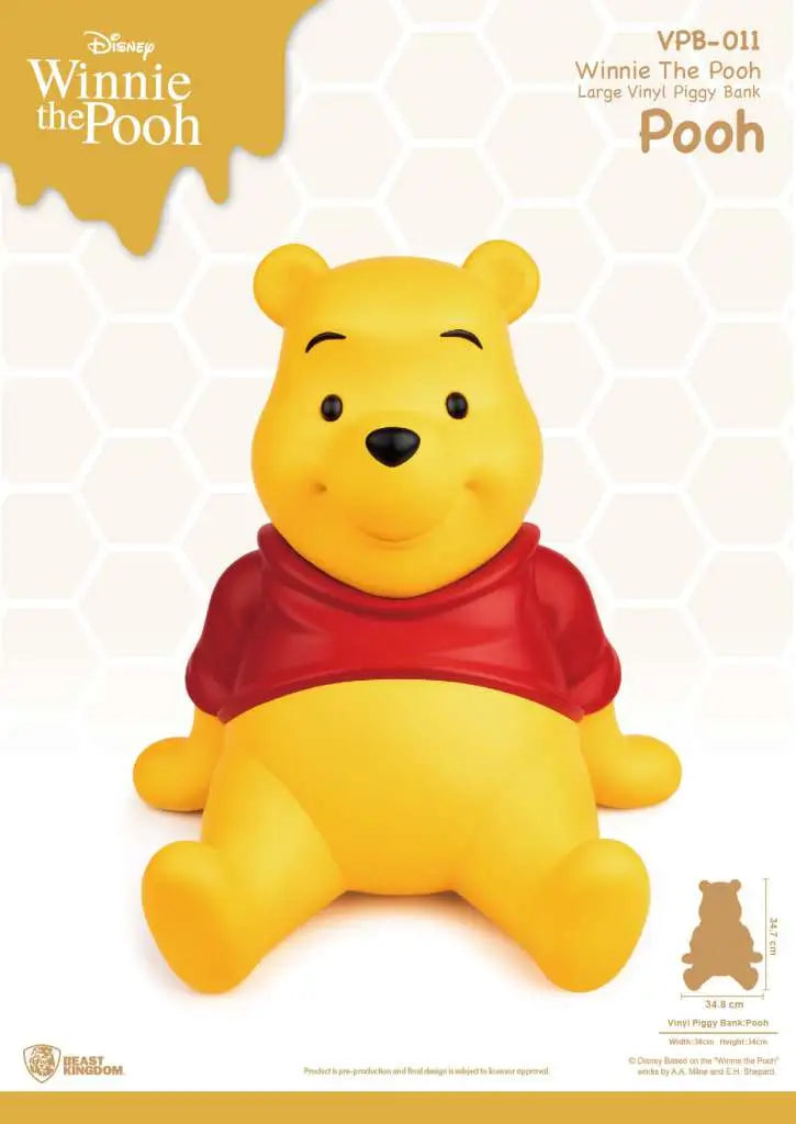 WINNIE POOH LARGE VINYL PIGGY BANK Frikytopia