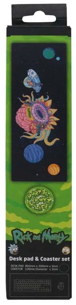 RICK & MORTY - XL Desk Pad and Posavasos Set