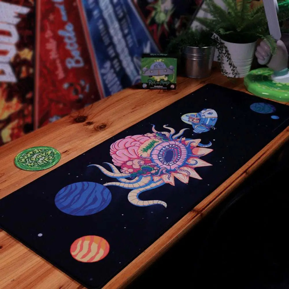 RICK & MORTY - XL Desk Pad and Posavasos Set