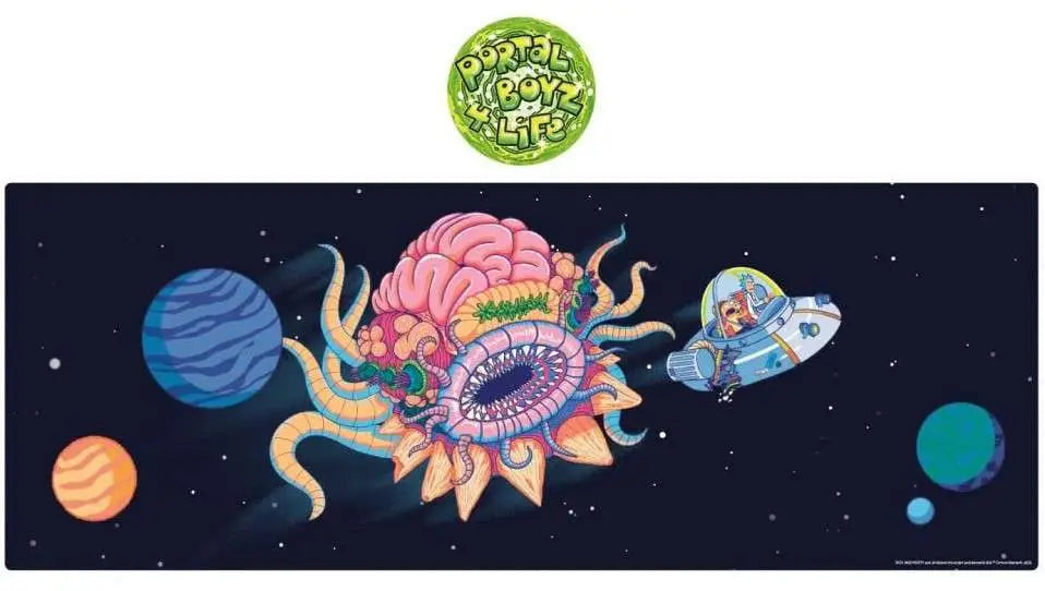 RICK & MORTY - XL Desk Pad and Posavasos Set