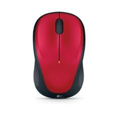 Mouse raton logitech m235 optico wireless inalambrico rojo Frikytopia