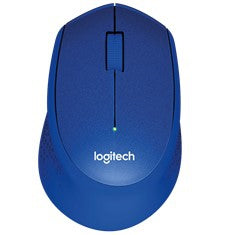Mouse raton logitech m330 optico wireless inalambrico silent plus azul Frikytopia