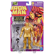 Figura hasbro marvel legends series iron man model 01 gold