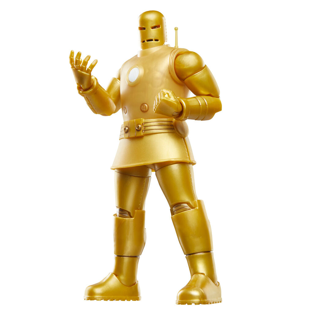 Figura hasbro marvel legends series iron man model 01 gold