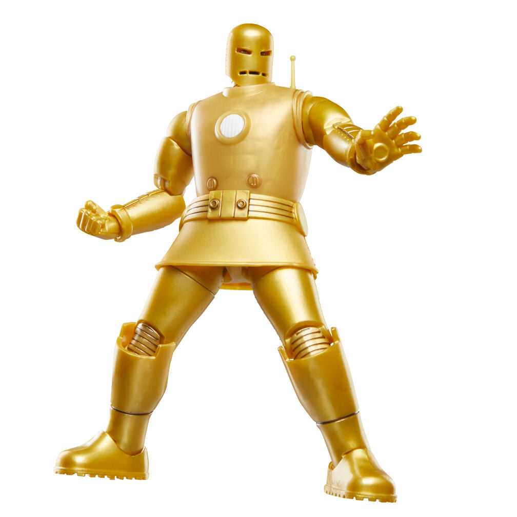 Figura hasbro marvel legends series iron man model 01 gold