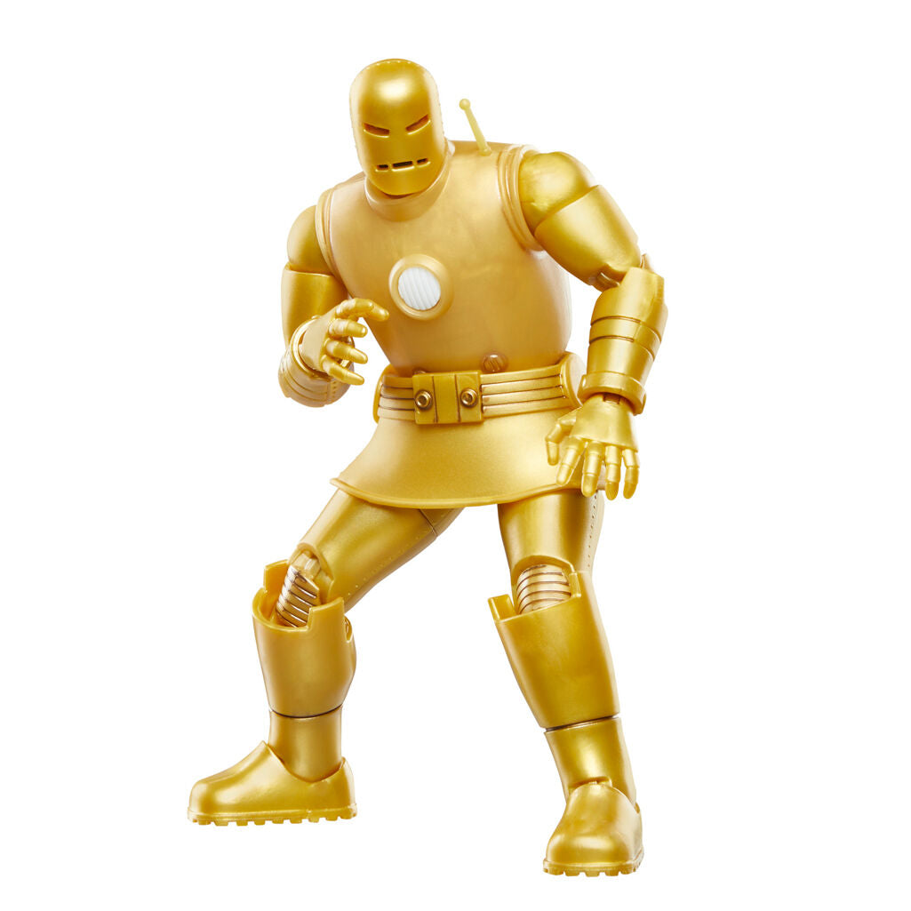 Figura hasbro marvel legends series iron man model 01 gold