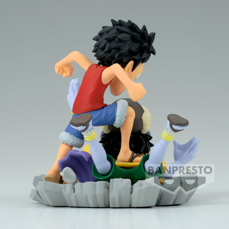 Figura banpresto one piece world collectable figure log stories monkey d luffy