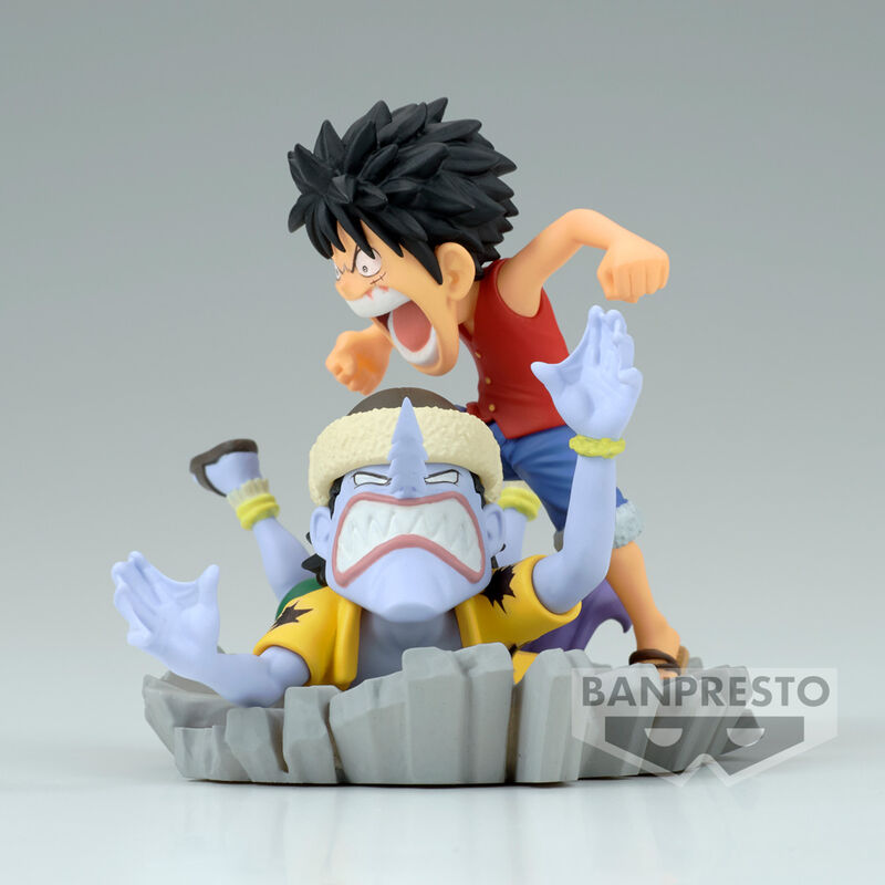 Figura banpresto one piece world collectable figure log stories monkey d luffy
