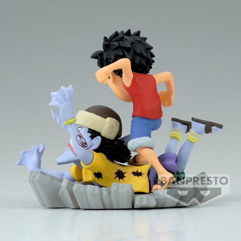 Figura banpresto one piece world collectable figure log stories monkey d luffy