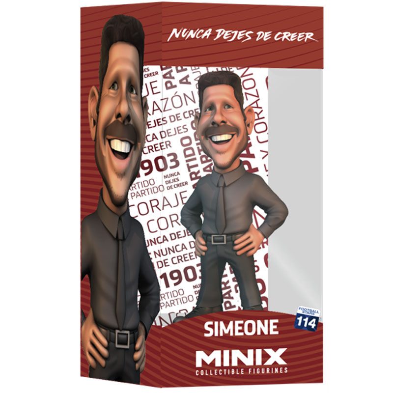 Figura minix futbol atletico de madrid simeone 12 cm