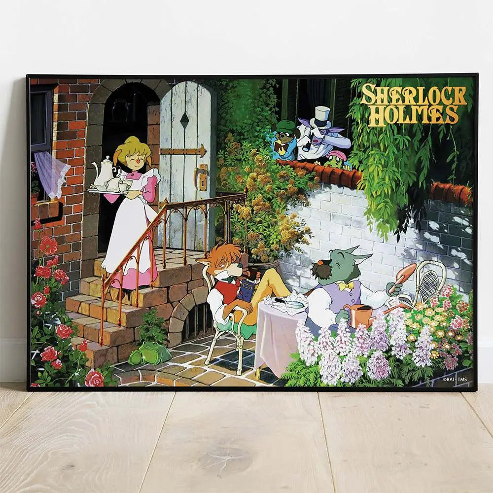 SHERLOCK HOUND TEA TIME WOOD PANEL Frikytopia