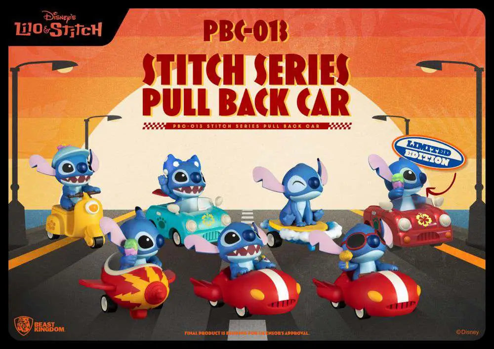 STICH PULL BACK CAR BLIND DISPLAY (6) Frikytopia