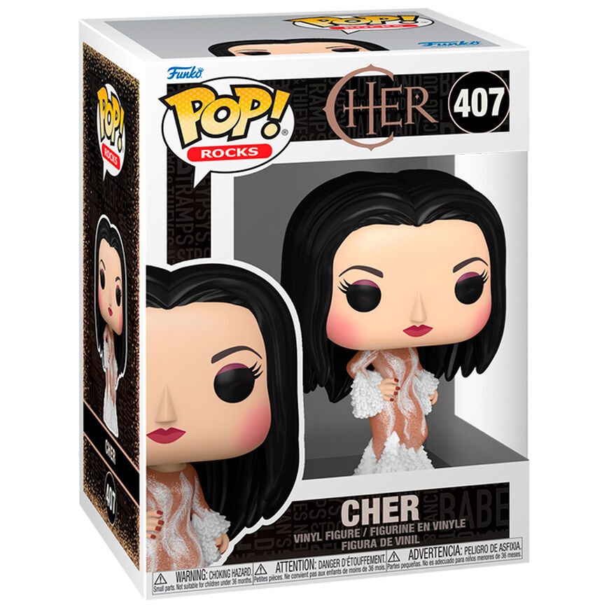 Cher POP Rocks Vinyl Figura Cher Met Gala 1974 9 cm