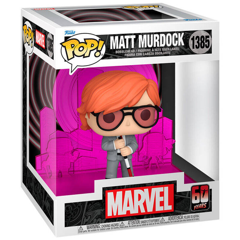 Daredevil 60th Anniversary POP Deluxe Vinyl Figura Matt Murdock 9 cm