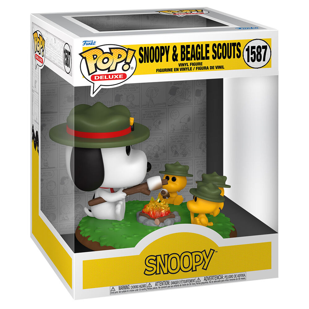 Funko pop snoopy beagle scouts camping