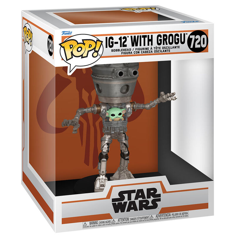Star Wars The Mandalorian POP Deluxe Vinyl Bobblehead Figura IG-11 9 cm