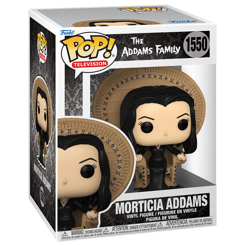 Funko pop deluxe the addams family morticia addams in chair Frikytopia