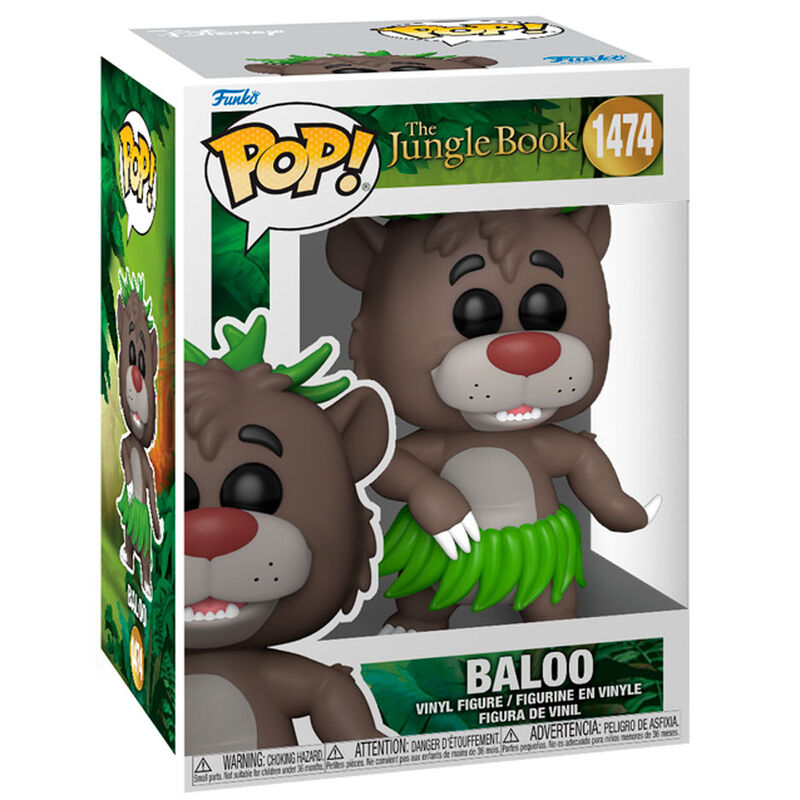 Funko pop disney el libro de la selva baloo 80787 Frikytopia