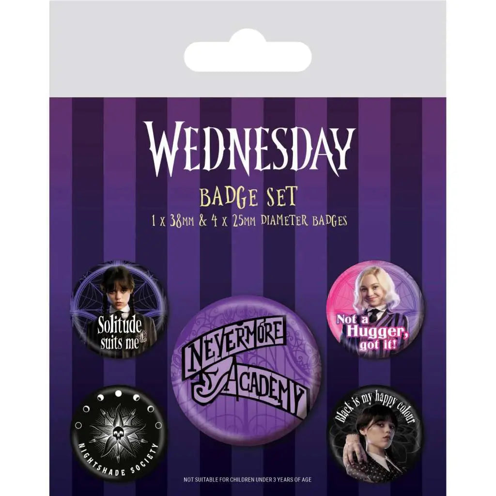 WEDNESDAY NEVERMORE Chapa PACK