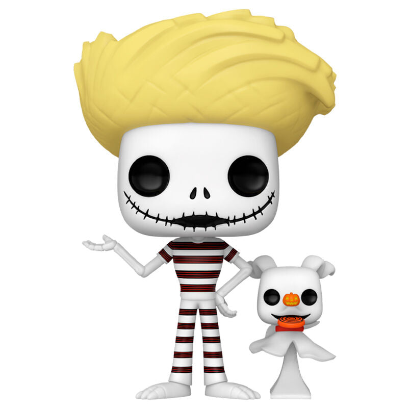 Pesadilla antes de Navidad Figura POP Disney Vinyl Jack w/Zero Blacklight 9 cm