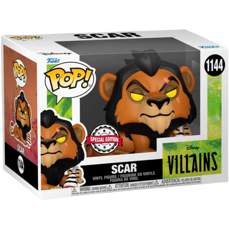 Figura POP Disney Villains El Rey Leon Scar Exclusive Frikytopia